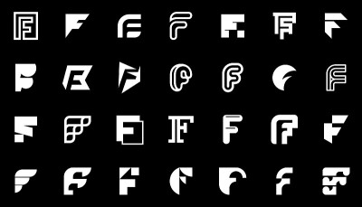 抽象标志集合与字母F
