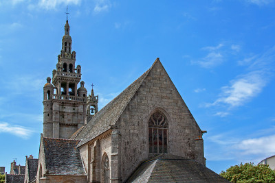 Roscoff。克罗兹·巴茨圣母教堂。Finistere。布列塔尼