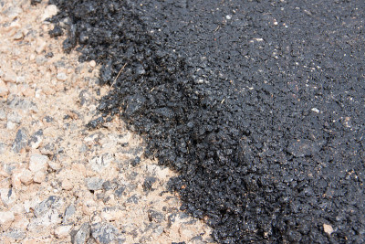 new asphalt road
