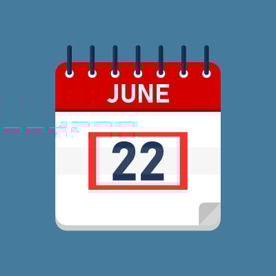 日历6月22日
