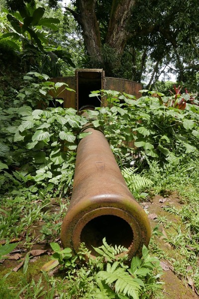 Japanese WW2 light house in Truk lagoon