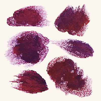 向量油漆污渍
