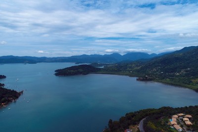 Paraty，巴西里约热内卢鸟瞰图