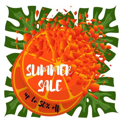 夏季销售模板