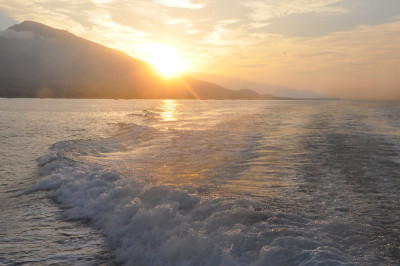 夏威夷毛伊岛拉海纳的日出