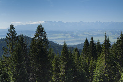 波兰，塔特拉山脉全景