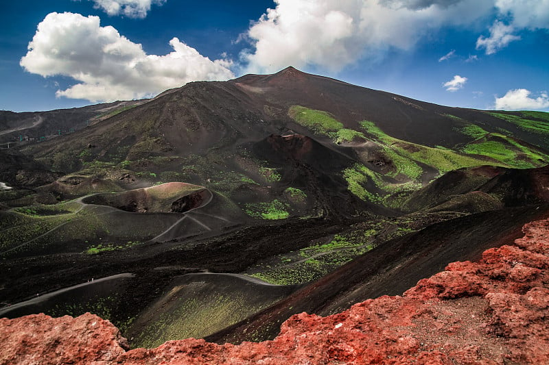 西西里岛埃特纳火山,