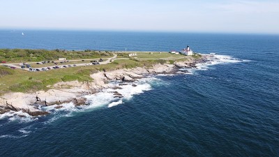 在罗德岛的海狸尾巴点灯塔
