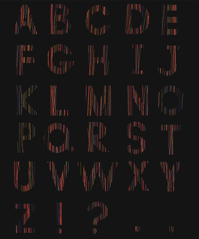 涂鸦字母
