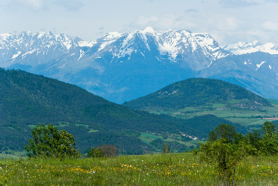 法国的山和山