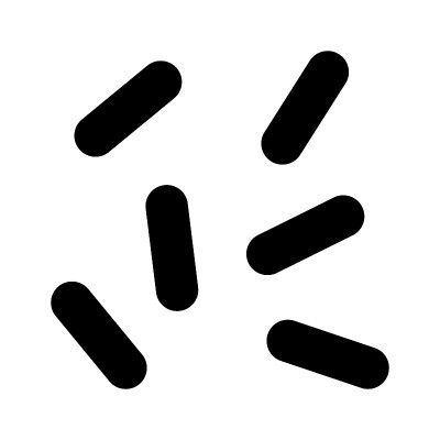 流感嗜血杆菌字形图标矢量插图
