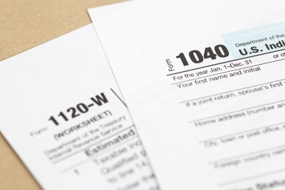 金融业务文件美国所得税表格