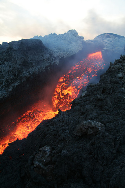 埃特纳火山的火山