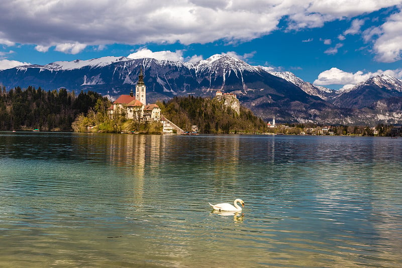 流血湖,岛、教堂、城堡,Mountain-Slovenia