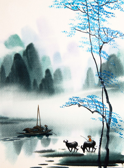 中国水彩画