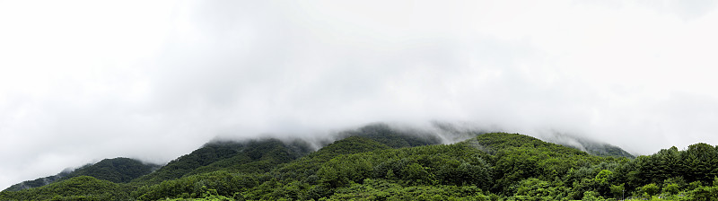 这是韩国云山的全景图