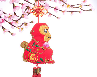 中国传统结，书法福意好祝福，2016年是