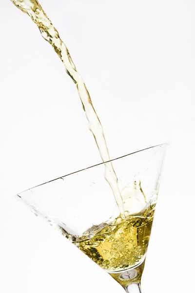 青苹果的鸡尾酒