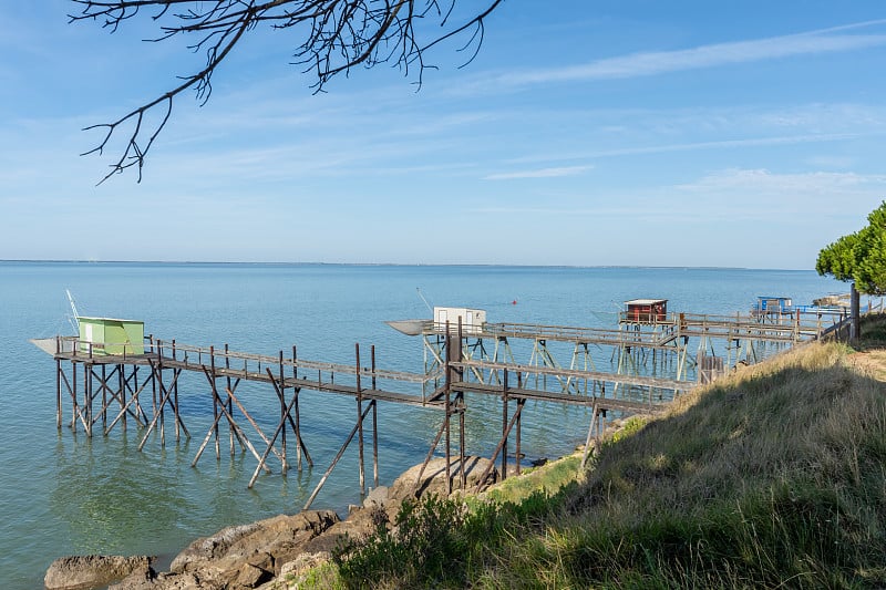 Charente-Maritime(法国)，渔民小屋或“卡雷莱特”