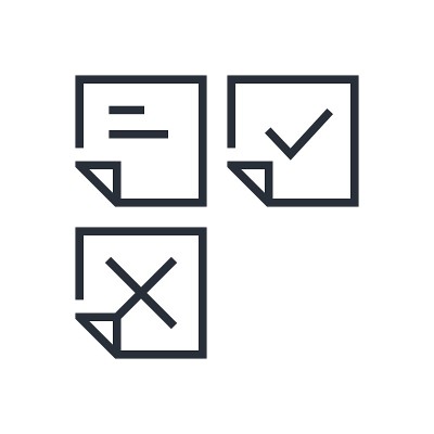 Information data sorting procedure. Office work.