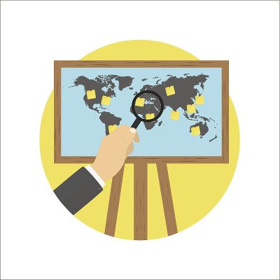 投影仪屏幕地图