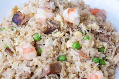 扬州炒饭特写