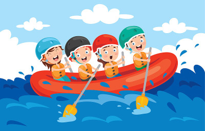一群小孩子漂流