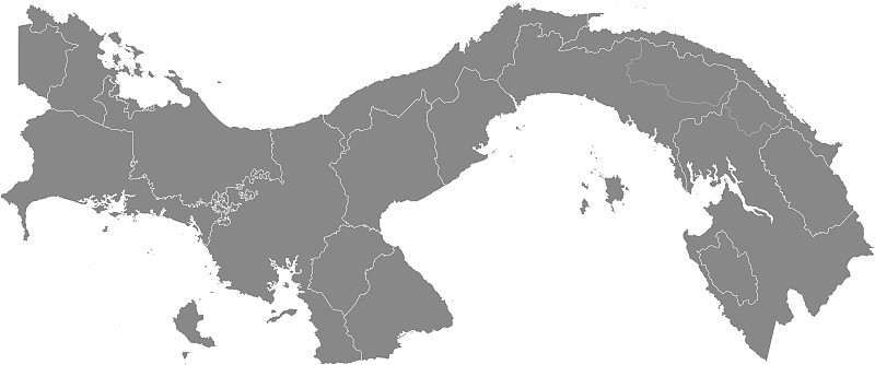 巴拿马灰色地图