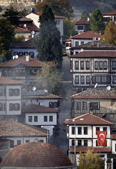 Safranbolu传统土耳其房屋，Safranbolu，卡斯塔莫努，土耳其