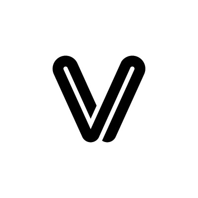 粗圆角线字母标志类型V