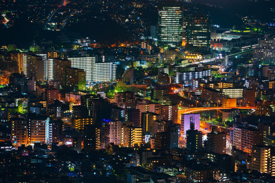 横滨市夜景，日本