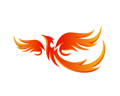 现代火凤凰插图符号