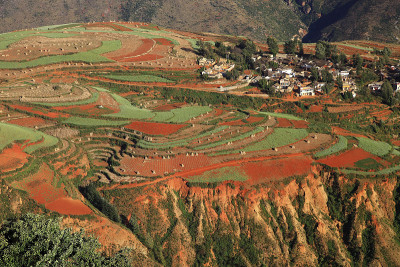 云南昆明东川罗峡沟村