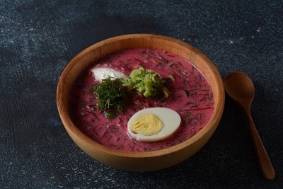 甜菜根蔬菜冷汤