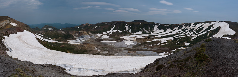 大屿山国家公园有毒的大千代拉火山口