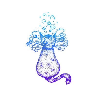 Dotwork晕猫梯度