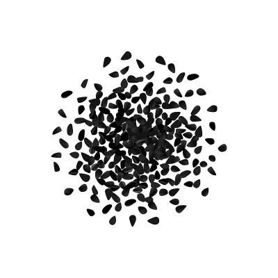 黑色孜然，黑种草或黑葛缕子种子