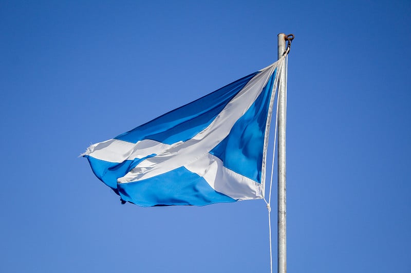 John O'Groats, Scotland Flag, Saltire, St.Andrew's