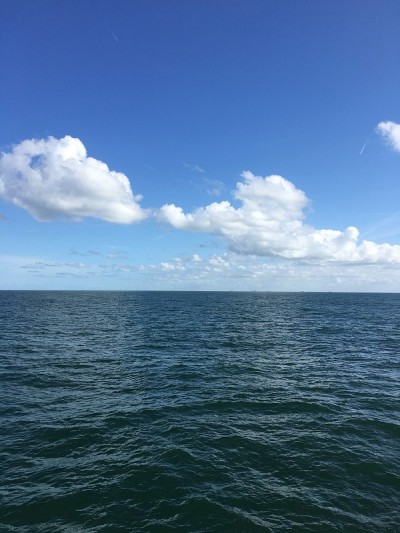 北海上空的云