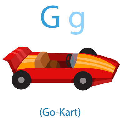 插画的G为卡丁车