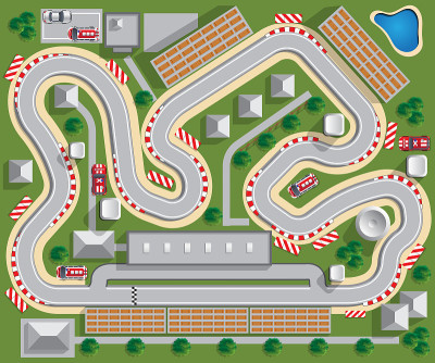 赛道。