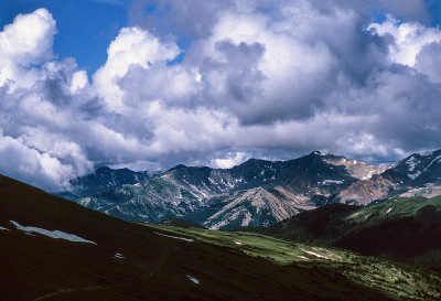 落基山国家公园-步道岭路山峰- 2004年