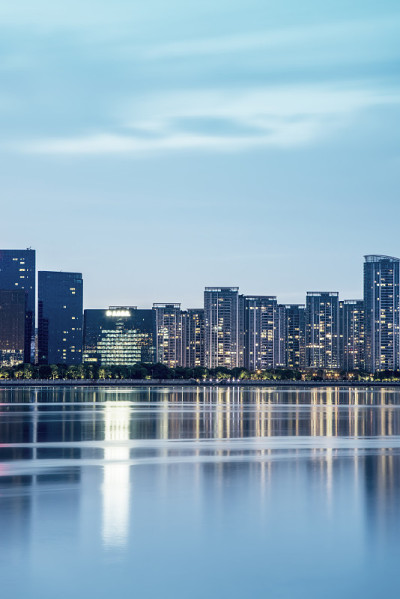 杭州城市景观天际线