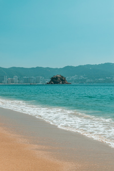 阿卡普尔科海滩风景
