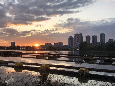 日落弗雷泽河
