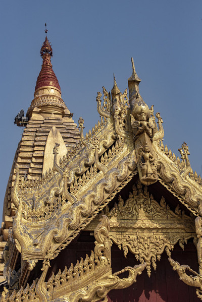 Bagan。缅甸。我们会住在这里