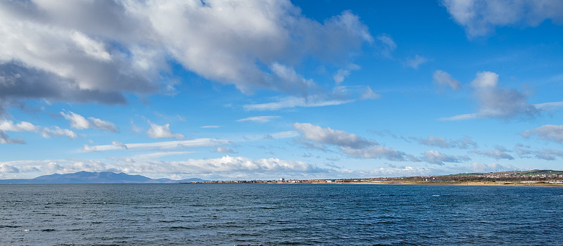 包括苏格兰Arran, Saltcoats & Ardrossan在内的北艾尔郡海岸景观