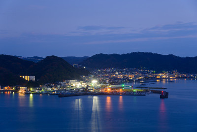日本神奈川祖志和叶山夜景
