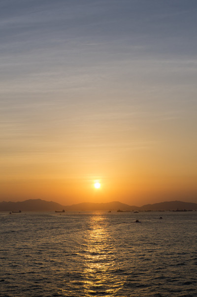 香港日落