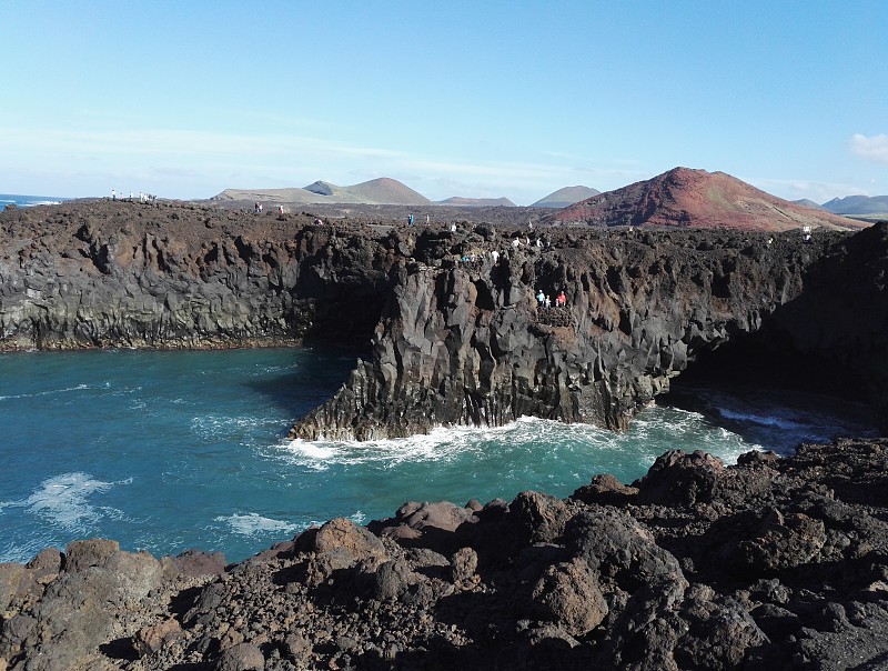 火山景观兰萨罗特岛